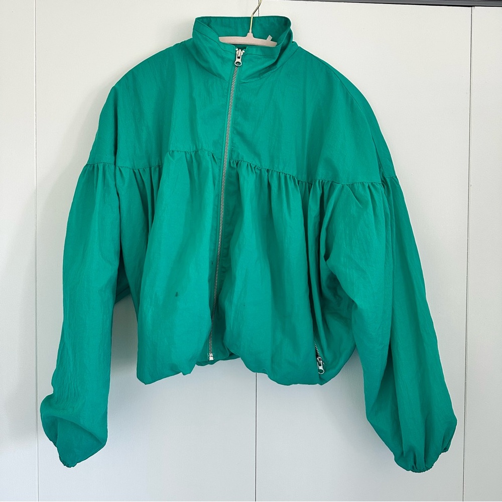 Free People Teal Jacket